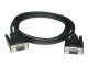C2G Kabel / 2 m DB9 F/F NULL ModeM Black