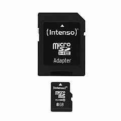 Micro SD Card 8GB Class 10 inkl. SD Adapter