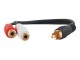 C2G Kabel / 6IN RCA Male TO 2 RCA FeMale Y-C