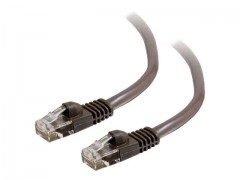 Kabel / 0.5 m Mld/Booted Brown CAT5E PVC