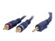 C2G Kabel / 0.5 m  3.5 m Stereo TO 2 RCA M S