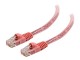 C2G Kabel / 1 m Mlded/Btd Pink CAT5E PVC UTP