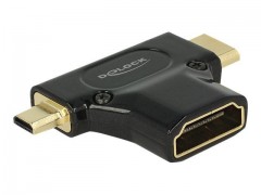 Adapter HDMI-A Buchse > HDMI-C + HDMI-D 