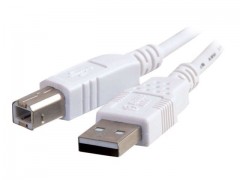 Kabel / 1 m USB 2.0 A/B wht