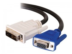 Kabel / 2 m DVI A Male TO HD15 FeMale EX