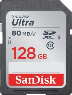 Ultra SDXC 128GB 80MB/s UHS-I