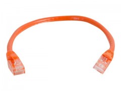 Kabel / 2 m Moulded/Btd Orange CAT5E PVC