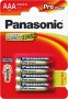 Panasonic Batterien LR03PPG/4BP Pro Power 4er Blister