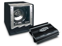 Subwoofer-/Verstrker-Paket, 25 cm (10 Zoll)