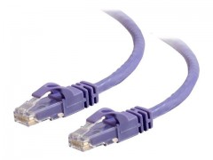 Kabel / 1 m Purple CAT6PVC SLess UTP  CB
