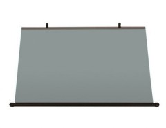 Sonnenschutzrollo 100cm, grau, PVC